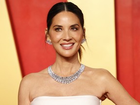 Actress Olivia Munn attends the Vanity Fair Oscars Party at the Wallis Annenberg Center for the Performing Arts in Beverly Hills, Calif., Sunday, March 10, 2024.