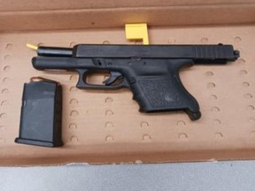 Police in Durham seized this firearm following the arrest of a Whitby man this week.