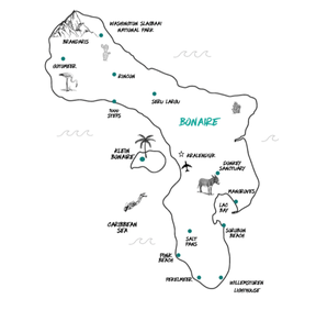 Map of Bonaire