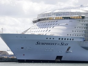 , the Symphony of the Seas cruise ship
