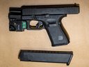 A firearm seized by Peel Regional Police.