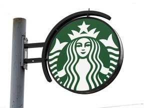 A Starbucks location is seen