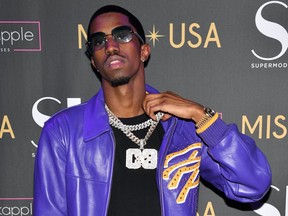 King Combs is pictured at New York Fashion Week on Feb. 10, 2024.