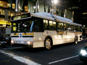 In this file photo, an MTA bus on the BM1 line is pictured in New York on Thursday, Dec. 22, 2005.