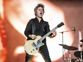 Billie Joe Armstrong of Green Day performs during the Louder Than Life Music Festival in Louisville, Ky., on Sept. 24, 2023.