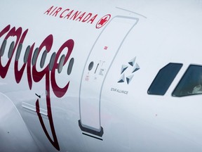 An Air Canada Rouge aircraft