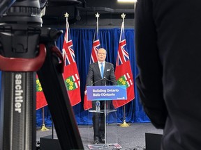 Ontario Finance Minister Peter Bethlenfalvy speaks