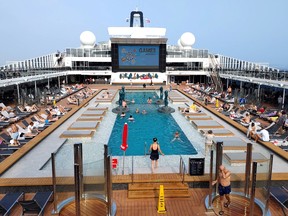 MSC Euribia pool deck
