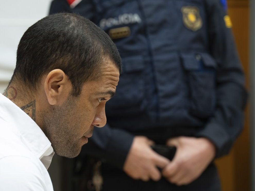 Neymar’s father says his family won’t bail Alves out of Spanish prison after rape conviction