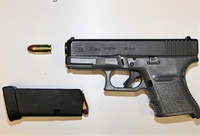 A 26-year-old man was allegedly caught in a stolen vehicle with auto theft tools, a gun and drugs during a traffic stop in Oakville on Wednesday, March 13, 2024.