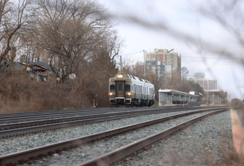 UP Express train on Tuesday, March 5, 2024.  Jack Boland/Toronto Sun