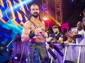 WWE superstar Drew McIntyre faces Seth Rollins at Wrestlemania.