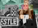 Calgary's Natalya Neidhart at WrestleMania 40 media day on Friday, April 5, 2024 in Philadelphia, Pa.