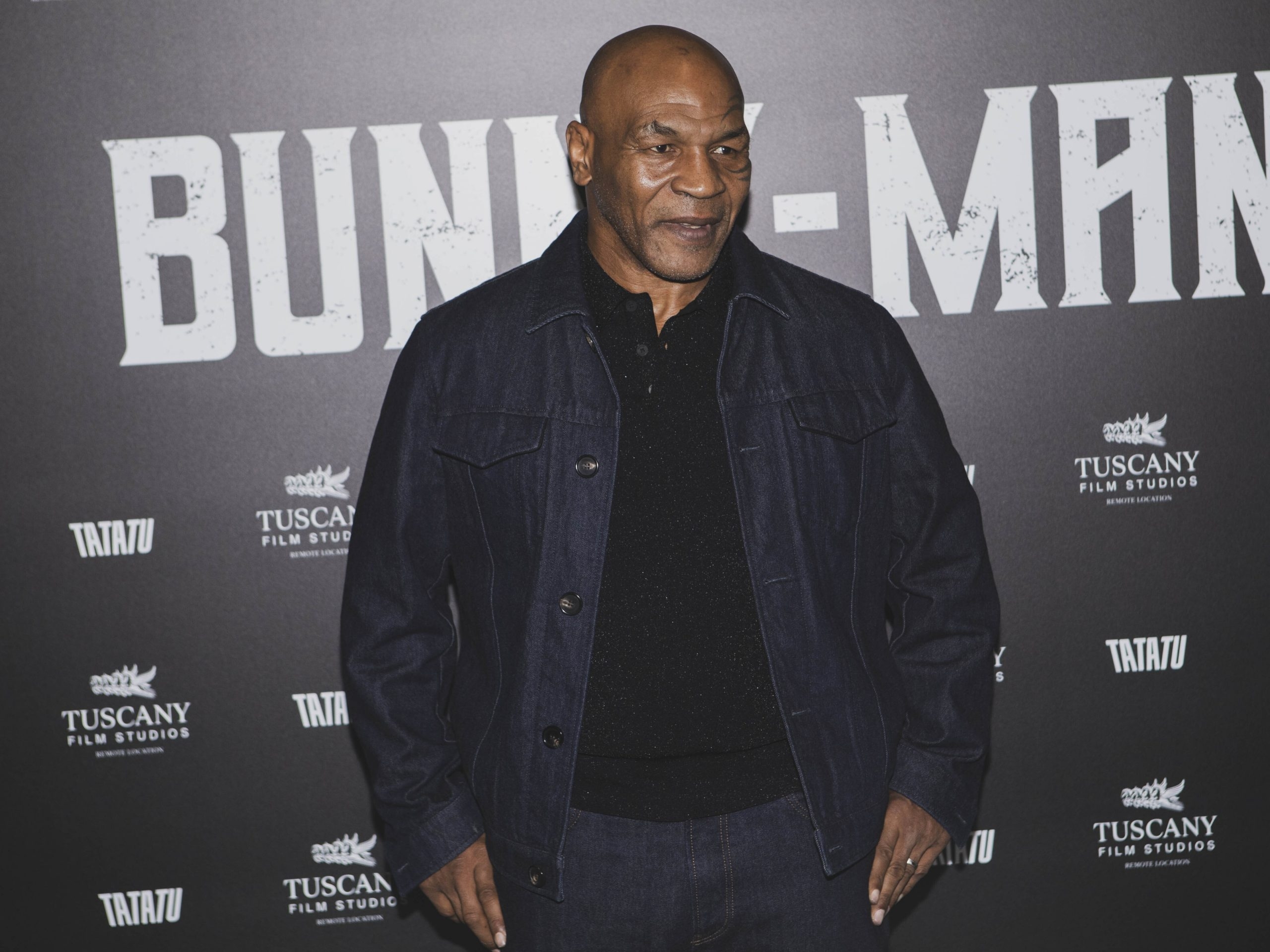 Mike Tyson poses on the occasion of the presentation of the movie Bunny-man earlier this year.