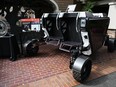 The Astrolab Venturi FLEX moon rover for lunar exploration is seen during the Tech Live Conference in Laguna Beach, Calif., on Oct. 17, 2023.