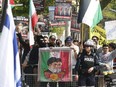 The Al Quds Day rally and march in downtown Toronto on June 1, 2019.