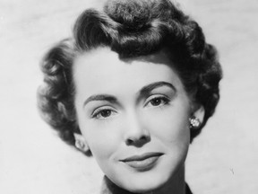 Barbara Rush is pictured in a 1953 studio portrait.