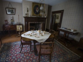 The interior of Burwick House is seen at Black Creek Pioneer Village in Toronto, Oct. 14, 2017.