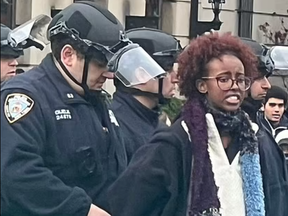 OH DEAR! Isra Hirsi, daughter of U.S. Representative Ilhan Omar (D-MN), gets the cold, hard truth from the NYPD. INSTAGRAM