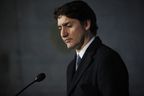 Prime Minister Justin Trudeau speaks during a news conference in an under-construction condo tower in midtown Toronto, Wednesday, April 3, 2024.