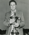 Canadian golfer Gary Cowan celebrates winning the 1971 U.S. Amateur Championship.