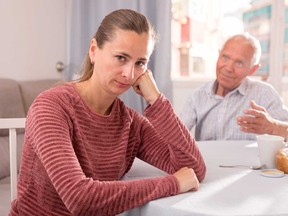 A long ago divorce is still a topic of discussion.