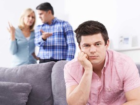 An adult son's behaviour may jeopardize his mother's relationship with her fiance.