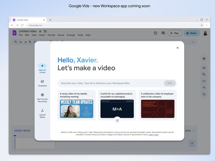  Google Vids was officially unveiled at Google’s latest annual Cloud Next conference was held in the Mandalay Bay Convention Center in Las Vegas, Nevada, from April 9-11, 2024.