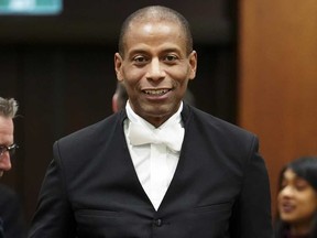 House of Commons Speaker Greg Fergus appears as a witness at a standing committee of Procedures and House Affairs on Parliament Hill in Ottawa on Monday, Dec. 11, 2023.