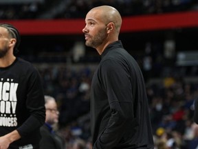 Sacramento Kings assistant coach Jordi Fernandez looks on during a game in February. AP