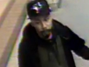 Jeffrey Lovell, 42, is wanted for allegedly assaulting a stranger on a TTC subway platform on March 6, 2024.