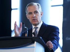 Mark Carney speaks during the Canada 2020 Net-Zero Leadership Summit in Ottawa on Wednesday, April 19, 2023.