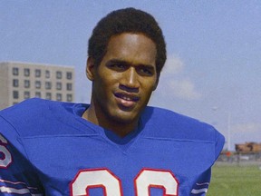 Buffalo Bills' O.J. Simpson posed in 1969.