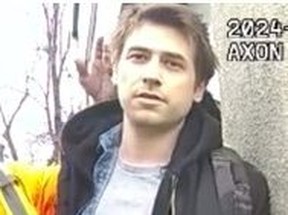 A man sought by police.