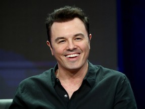 Seth MacFarlane speaks onstage