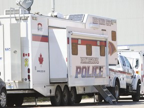 York Regional Police mobile command centre.