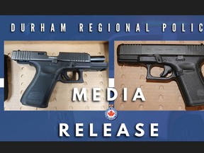 Wali Said Zada, 22, of Ajax, faces firearms charges after he was allegedly caught with a loaded Glock handgun with an overcapacity magazine in his waistband on Wednesday, April 3, 2024.