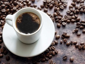 A cup of coffee is pictured in this file photo.