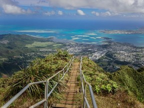 Haiku Stairs in Hawaii