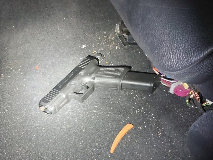  A 33-year-old man faces charges after he was pulled over for suspected drug-impaired driving near Pearson Airport and this loaded handgun was found in the vehicle.