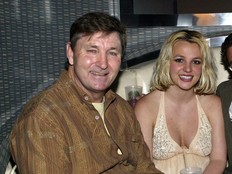 Britney Spears and Dad Jamie - Palms Home Poker Host Launch in Las Vegas - Getty