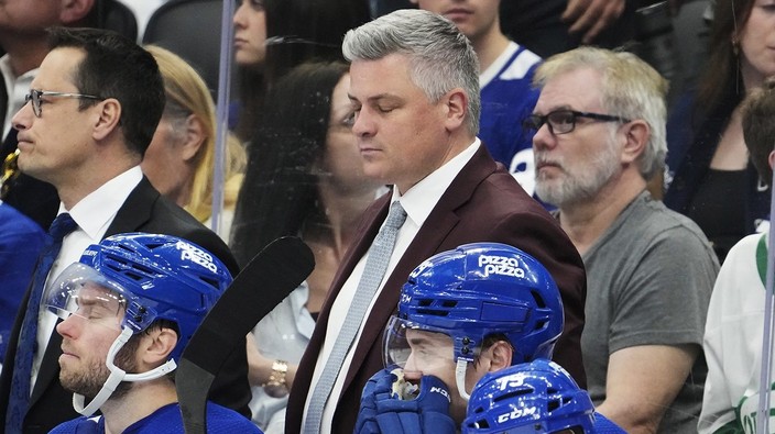 Coach Keefe is running out of town with the Maple Leafs