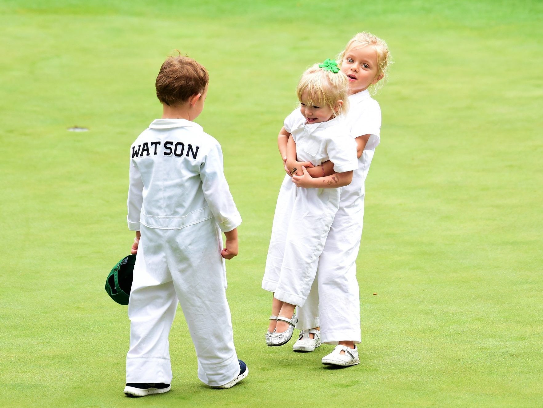 MASTERS: Golfer's 4-year-old daughter worried about stealing caddie's job