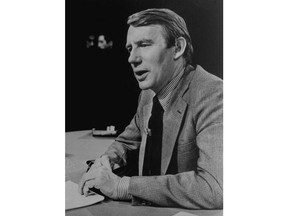This Feb. 1978 photo shows Robert MacNeil, executive editor of "The MacNeil/Lehrer Report."