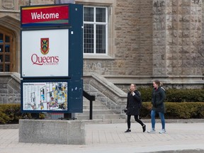 Queen's University campus in Kingston, Ontario, on Wednesday March 18, 2020. One of Canada's top medical schools says it is changing its admissions process, hoping to reduce "systemic barriers" facing low-income and diverse candidates seeking to become doctors.