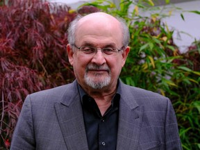 Salman Rushdie is seen in October 2019