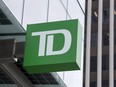 A TD Bank branch is seen in Halifax on Thursday, March 30, 2017.