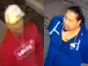 Investigators need help identifying and locating two men sought for a machete attack in North York on March 7.