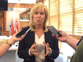 Ontario Liberal Leader Bonnie Crombie in Belleville.