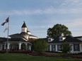 General view of the Valhalla Golf Club clubhouse during the 2024 PGA Championship.